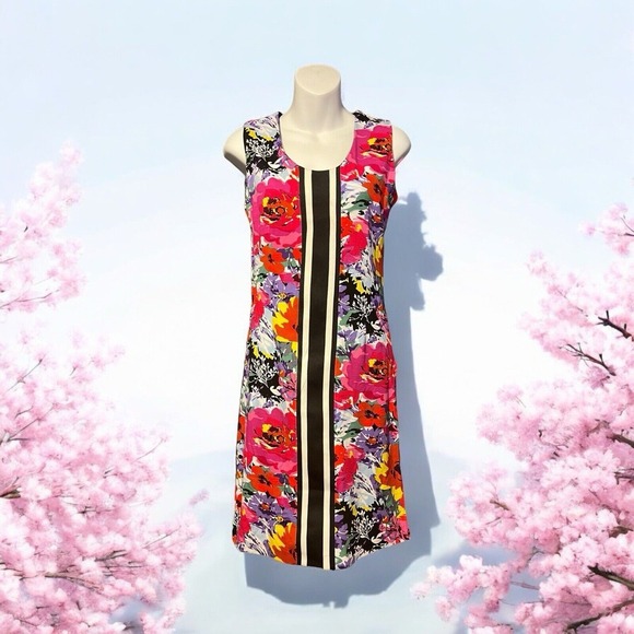 BCBGMaxAzria Cocktail Dress Potpourri Magic NWT Floral Sz Small $220 Retail - Picture 1 of 10